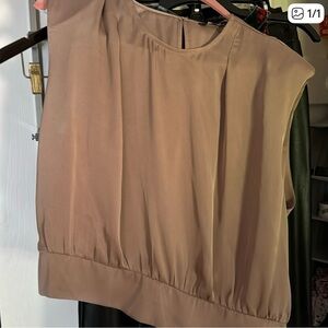 Satin feel xl sleeveless top